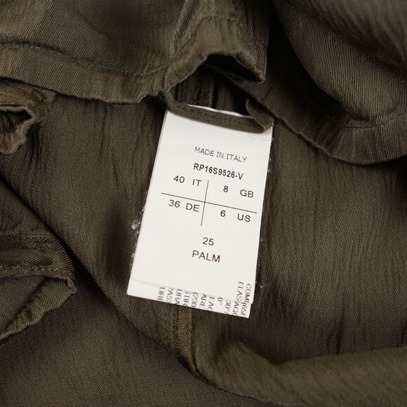 Rick Owens Draped Kite Cyclops 2016 Viscose Green Tunic Dress Womens Sz 6 US - Picture 10 of 15